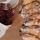 ボストンメタルメガネ メタルフレーム 伊達メガネ WEB限定アイテム | FashionBerry | 詳細画像32