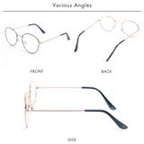 ボストンメタルメガネ メタルフレーム 伊達メガネ WEB限定アイテム | FashionBerry | 詳細画像34