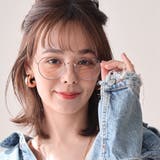 COL.33 ラベンダー/クリア | ボストンメタルメガネ メタルフレーム 伊達メガネ WEB限定アイテム | FashionBerry