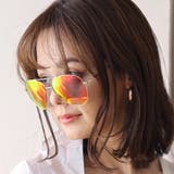 COL.6 ゴールド/レッドリボミラー | ティアドロップ サングラス WEB限定アイテム | FashionBerry