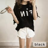ブラック | 袖レースアップTee 2023 SS | fashion box