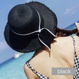 ブラック | フリンジストローハット 2023 SS | fashion box