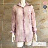 シースルーストライプシャツ 2023 SS | fashion box | 詳細画像3