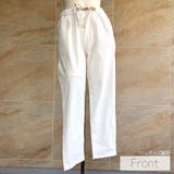 綿麻イージーパンツ 2023 AW | fashion box | 詳細画像7