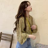 小花柄 シフォン ブラウス | fashion box | 詳細画像15