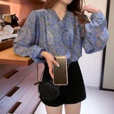 小花柄 シフォン ブラウス | fashion box | 詳細画像16