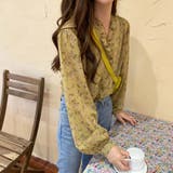 小花柄 シフォン ブラウス | fashion box | 詳細画像17