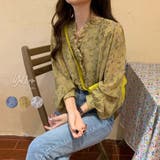 小花柄 シフォン ブラウス | fashion box | 詳細画像6
