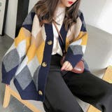 アーガイルニットカーディガン 2023 SS | fashion box | 詳細画像16