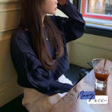 ネイビー | サテンプリーツブラウス 2023 SS | fashion box