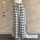 チェック ワイドパンツ 2023 | fashion box  | 詳細画像2 
