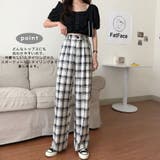 チェック ワイドパンツ 2023 | fashion box  | 詳細画像15 