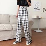 チェック ワイドパンツ 2023 | fashion box  | 詳細画像17 