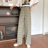 チェック ワイドパンツ 2023 | fashion box  | 詳細画像19 