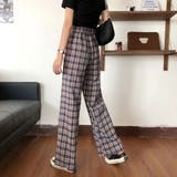 チェック ワイドパンツ 2023 | fashion box  | 詳細画像20 