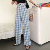 チェック ワイドパンツ 2023 | fashion box  | 詳細画像22 