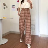 チェック ワイドパンツ 2023 | fashion box  | 詳細画像24 
