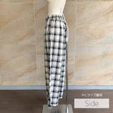 チェック ワイドパンツ 2023 | fashion box  | 詳細画像8 
