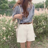 スクエアネック チェック ブラウス | fashion box | 詳細画像10