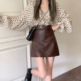 レザー調 ミニスカート 2023 | fashion box  | 詳細画像12 
