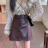 レザー調 ミニスカート 2023 | fashion box  | 詳細画像15 