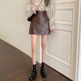 レザー調 ミニスカート 2023 | fashion box  | 詳細画像17 