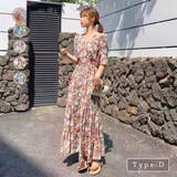Dタイプ | ティアード ロングワンピース ワンピース | fashion box