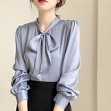 リボンタイブラウス 2023 SS | fashion box  | 詳細画像1 
