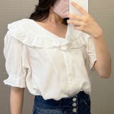 バックリボンフリルブラウス 2023 SS | fashion box | 詳細画像12