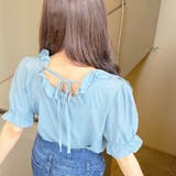 バックリボンフリルブラウス 2023 SS | fashion box | 詳細画像17