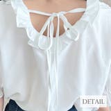 バックリボンフリルブラウス 2023 SS | fashion box | 詳細画像7