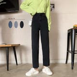 ブラック | テーパード デニム パンツ | fashion box 