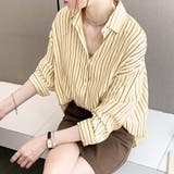 オープン ストライプシャツ 韓国 | fashion box | 詳細画像8