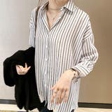 オープン ストライプシャツ 韓国 | fashion box | 詳細画像13
