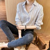 オープン ストライプシャツ 韓国 | fashion box | 詳細画像15