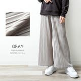 GRAY | プリーツパンツ レディース 夏 | fashion box