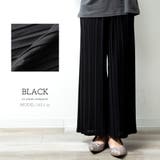 BLACK | プリーツパンツ レディース 夏 | fashion box