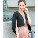 ブラック | niana ニアナ ケープ袖 | Fashion Letter