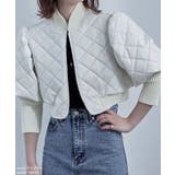 etoll エトル パフスリーブキルティングブルゾン | Fashion Letter | 詳細画像2
