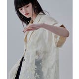 アイボリー | etoll エトル テーラードレース刺繍ジャケット | Fashion Letter