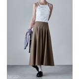 etoll エトル リネンライクタックスカート | Fashion Letter | 詳細画像15
