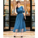 ブルーグリーン | niana ニアナ ドレスワンピース | Fashion Letter