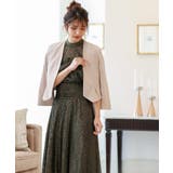 ベージュ | niana ニアナ ノーカラーショートフォーマルジャケットレディース | Fashion Letter