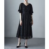 etoll エトル ヴィンテージレースボリューム袖フレアドレス | Fashion Letter | 詳細画像2 