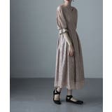 etoll エトル ヴィンテージレースボリューム袖フレアドレス | Fashion Letter | 詳細画像15 