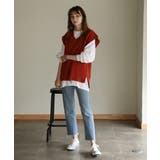 aity アイティ ニットベスト | Fashion Letter | 詳細画像6 