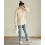 aity アイティ ウエストリブデニムサルエルパンツ | Fashion Letter | 詳細画像8