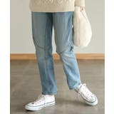 aity アイティ ウエストリブデニムサルエルパンツ | Fashion Letter | 詳細画像9