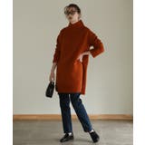 ワンウォッシュネイビー | aity アイティ ウエストリブデニムサルエルパンツ | Fashion Letter