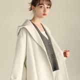 aity アイティ ウール調フードガウンコート | Fashion Letter | 詳細画像1